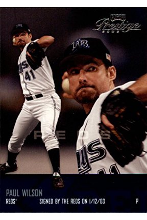 2003 Playoff Prestige #77 Paul Wilson MLB Baseball Trading Card