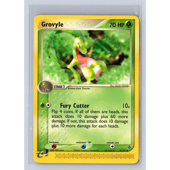 2003 Pokemon EX Dragon Grovyle Uncommon 31/97 English MP Trading Card