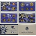 thumbnail image 1 of 2003 Proof Set - U.S. Mint 10-Coin Clad Set - Includes State Quarters, COA & OGP, 1 of 5