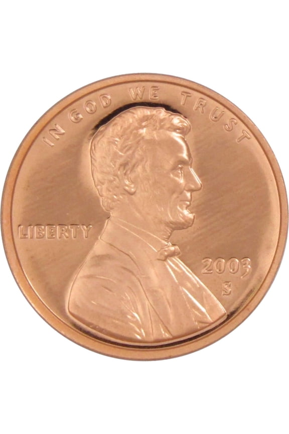 2003 S Lincoln Memorial Cent Choice Proof Penny 1c Coin Collectible