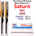 thumbnail image 1 of 2003 Saturn Ion Performance Beam Wipers (Set of 2), 1 of 3
