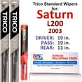 thumbnail image 1 of 2003 Saturn L200 Wiper Blades (Set of 3) w/Rear Wiper, 1 of 4