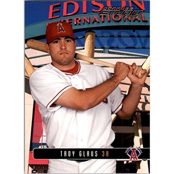 2003 Studio #6 Troy Glaus MLB Baseball Trading Card