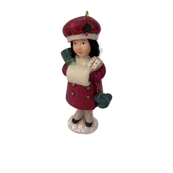 2003 Sweet Shopper (A Visit From Santa) Hallmark Keepsake Christmas Tree Ornament - QP1447