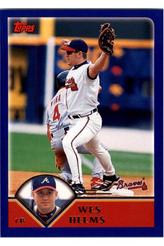 2003 Topps #194 Wes Helms MLB Baseball Trading Card