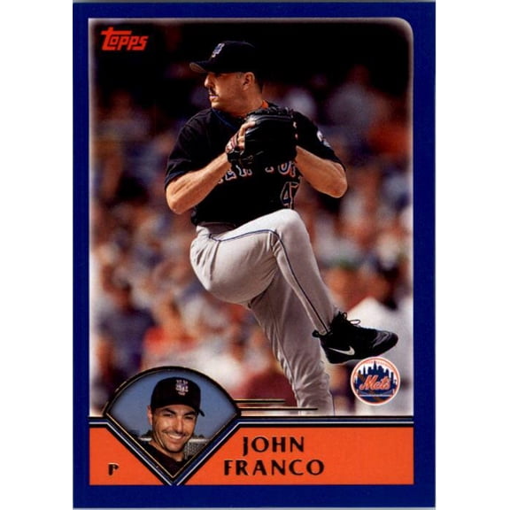 2003 Topps #498 John Franco MLB Baseball Trading Card
