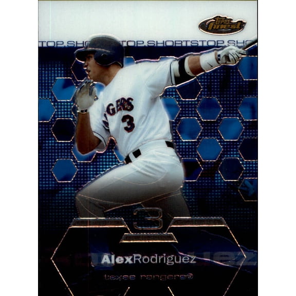 2003 Topps Finest #100 Alex Rodriguez MLB Baseball Trading Card