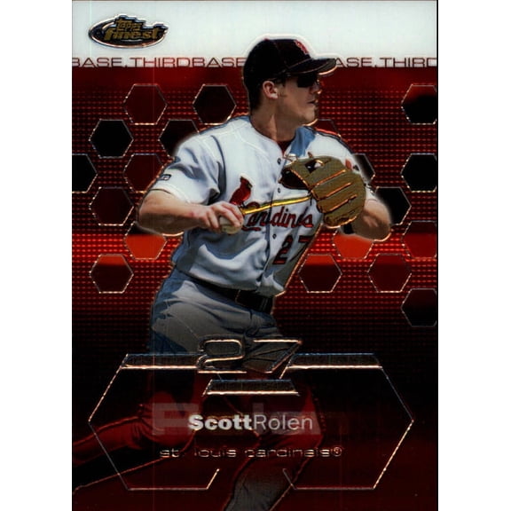2003 Topps Finest #98 Scott Rolen MLB Baseball Trading Card
