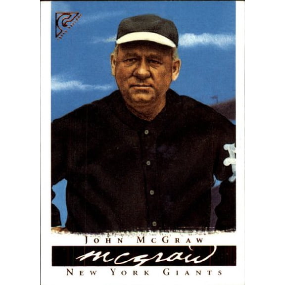 2003 Topps Gallery HOF #8B John McGraw MG NY Logo MLB Baseball Trading Card