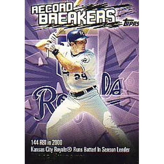 2003 Topps Record Breakers #MS Mike Sweeney 1 MLB Baseball Trading Card