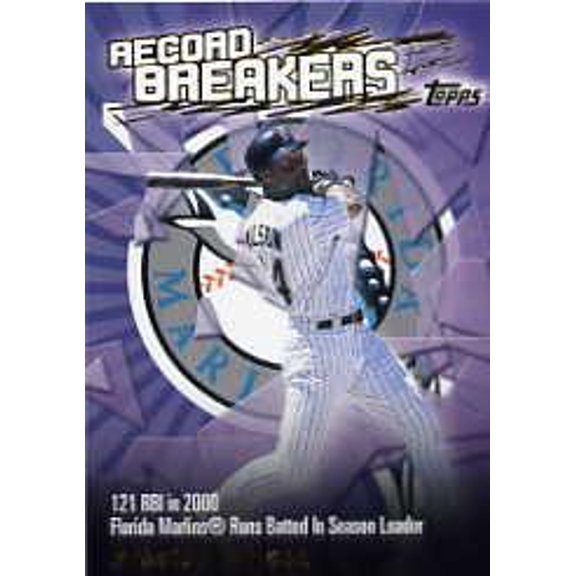 2003 Topps Record Breakers #PW Preston Wilson 1 MLB Baseball Trading Card