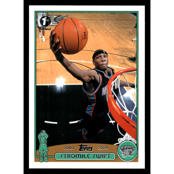2003 Topps 1st Edition Stromile Swift #217 Memphis Grizzlies NBA Basketball Trading Card