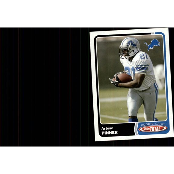2003 Topps Total #526 Artose Pinner RC NFL Football Trading Card