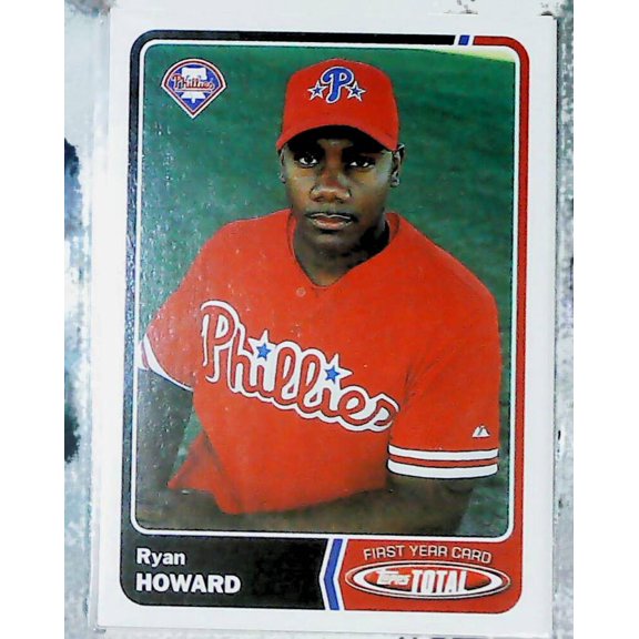 2003 Topps Total Philadelphia Phillies Team Set Ryan Howard RC NM-MT