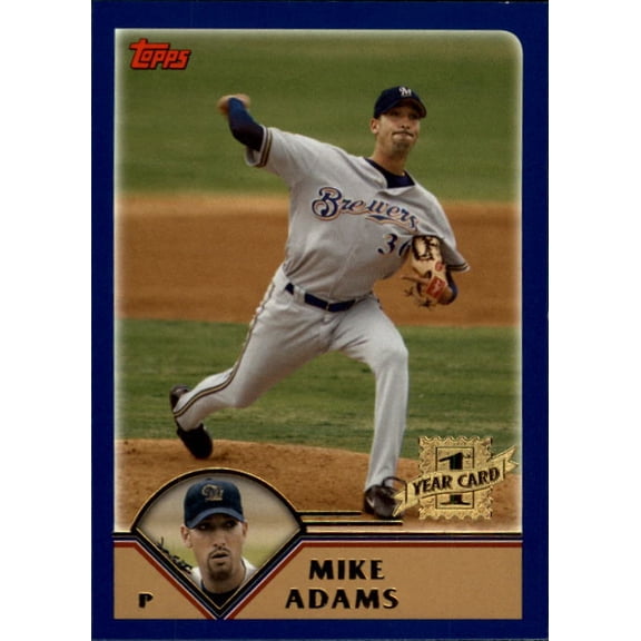2003 Topps Traded #T264 Mike Adams FY RC MLB Baseball Trading Card