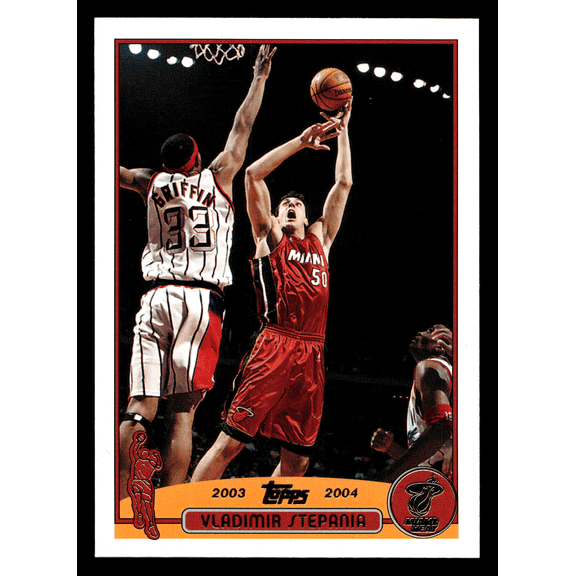 2003 Topps Vladimir Stepania #164 Miami Heat NBA Basketball Trading Card