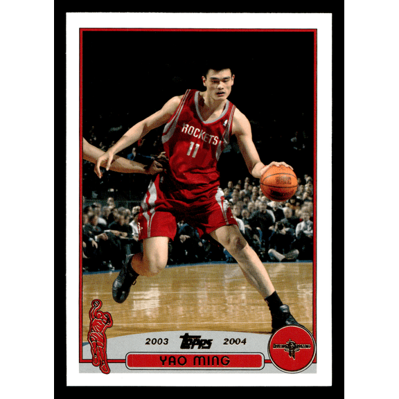 2003 Topps Yao Ming #11 Base Trading Card NBA Houston Rockets Mint HOF Nicely Centered