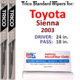 thumbnail image 1 of 2003 Toyota Sienna Wiper Blades (Set of 2), 1 of 3