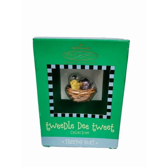 2003 Treetop Duet (Tweedle Dee Tweet Collection) Hallmark Keepsake Ornament QEO8507