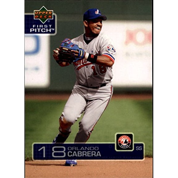2003 Upper Deck First Pitch #199 Orlando Cabrera MLB Baseball Trading Card