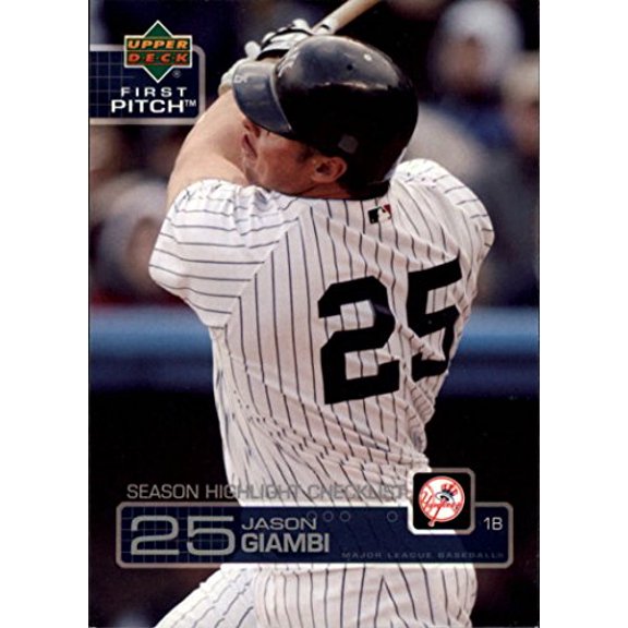 2003 Upper Deck First Pitch #267 Jason Giambi SH CL MLB Baseball Trading Card
