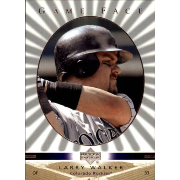 2003 Upper Deck Game Face #38 Larry Walker MLB Baseball Trading Card