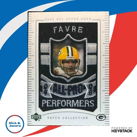 2003 Upper Deck Patch Collection Brett Favre #149 Green Bay Packers