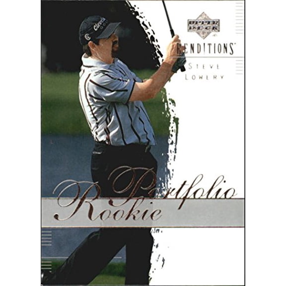 2003 Upper Deck Renditions #21 Steve Lowery RP RC Golf Trading Card