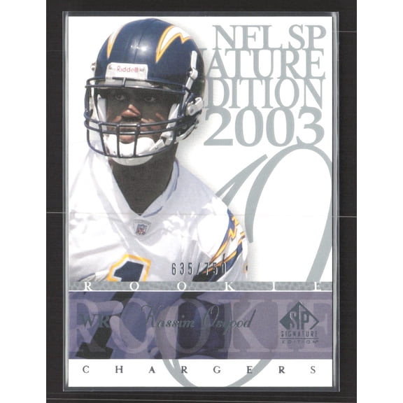 2003 Upper Deck SP Signature Edition Kassim Osgood #135 /750