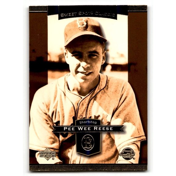 2003 Upper Deck Sweet Spot Classics #67 Pee Wee Reese NM-MT Los Angeles Dodgers Baseball Card Los Angeles Dodgers MLB Baseball Trading Card