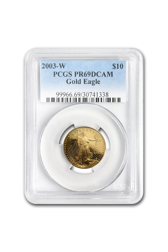 2003-W 1/4 oz Proof American Gold Eagle PR-69 DCAM PCGS