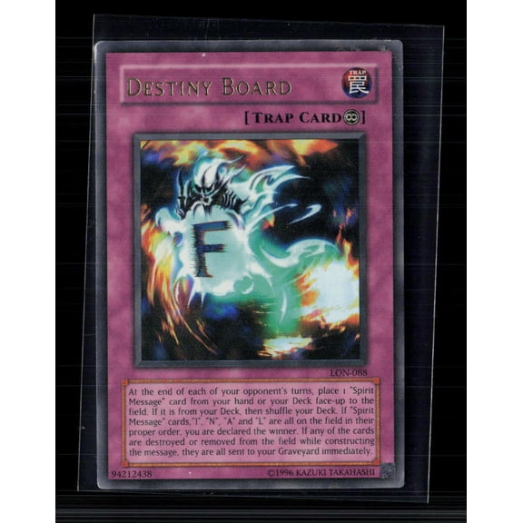 2003 Yu-Gi-Oh! Labyrinth of Nightmare Destiny Board Continuous Trap
