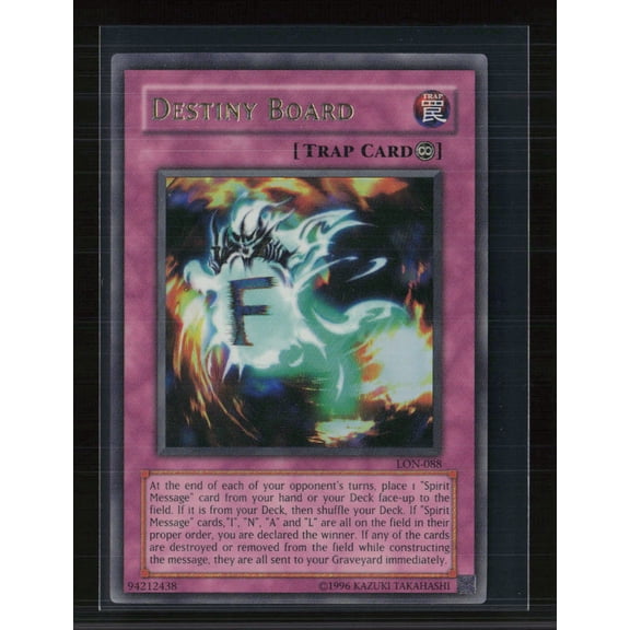 2003 Yu-Gi-Oh! Labyrinth of Nightmare Destiny Board Ultra Rare Continuous Trap