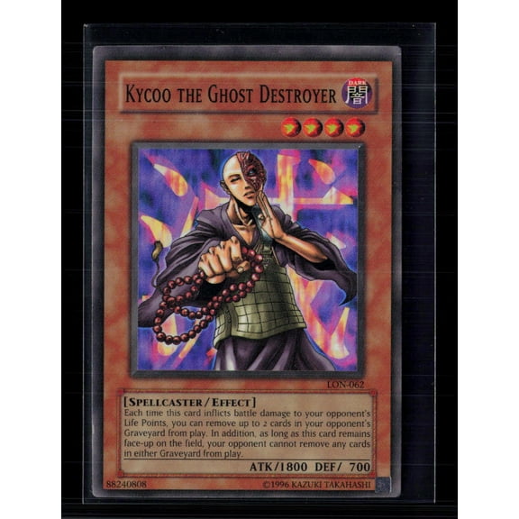 2003 Yu-Gi-Oh! Labyrinth of Nightmare Kycoo the Ghost Destroyer Super Rare 1st Edition