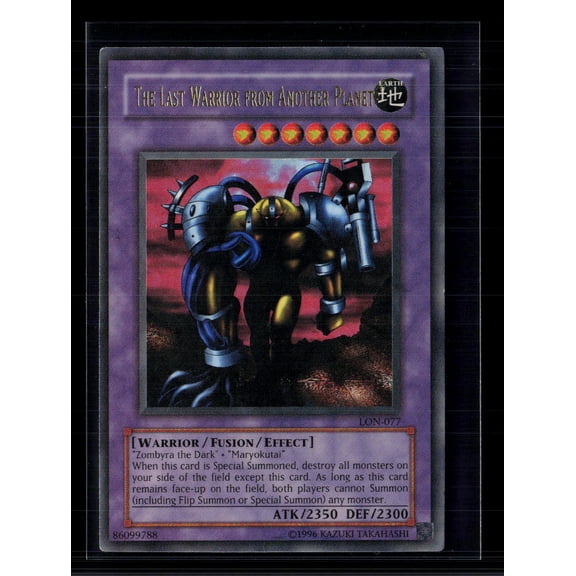 2003 Yu-Gi-Oh! Labyrinth of Nightmare The Last Warrior from Another Planet Ultra Rare Fusion Effect