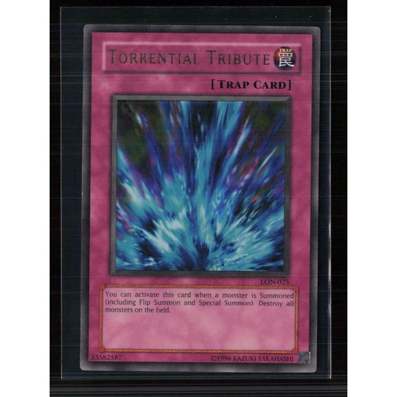 2003 Yu-Gi-Oh! Labyrinth of Nightmare Torrential Tribute Ultra Rare 1st Edition Trading Card