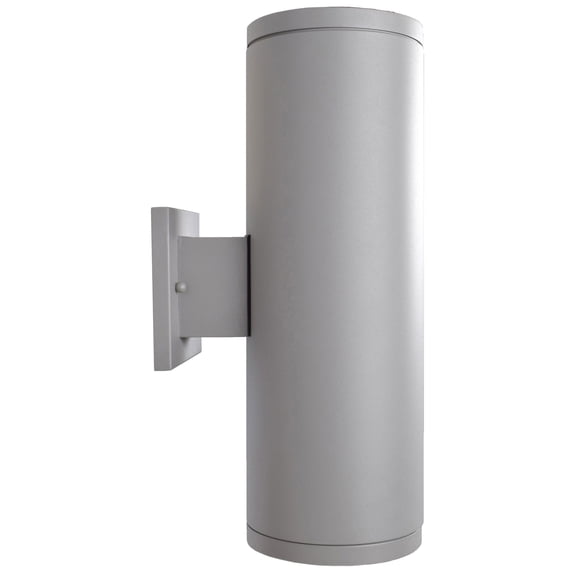 20036LEDMG-SAT/FST-Access Lighting-Sandpiper - 18 30W 2 LED Outdoor Large Round Wall Mount Satin