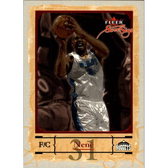 2004-05 Fleer Sweet Sigs #25 Nene NBA Basketball Trading Card