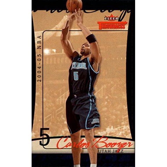 2004-05 Fleer Throwbacks #26 Carlos Boozer NBA Basketball Trading Card
