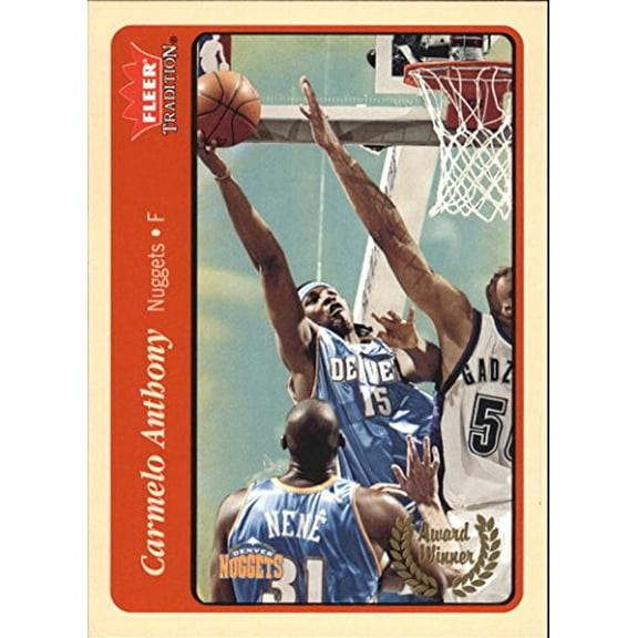 2004-05 Fleer Tradition #219 Carmelo Anthony AW NBA Basketball Trading Card