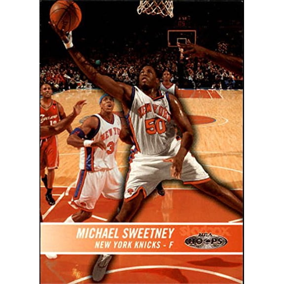 2004-05 Hoops #87 Mike Sweetney New York Knicks NBA Basketball Base Trading Card