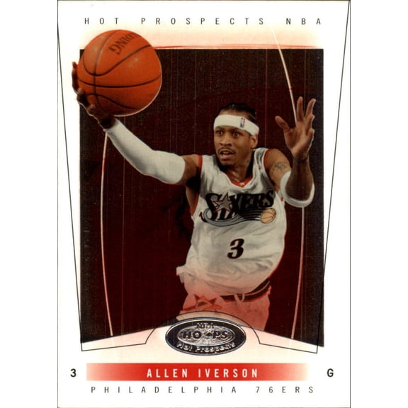2004-05 Hoops Hot Prospects #59 Allen Iverson NBA Basketball Trading Card