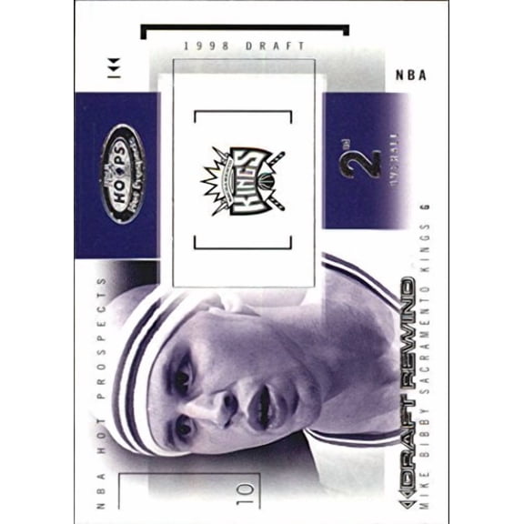 2004-05 Hoops Hot Prospects Draft Rewind #18 Mike Bibby NBA Basketball Trading Card