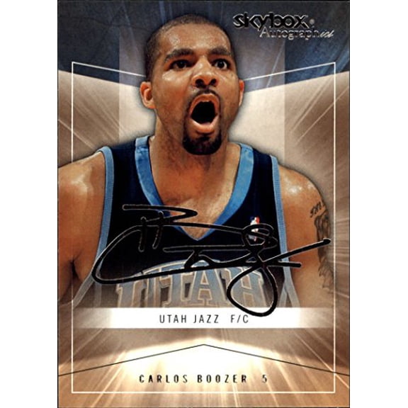2004-05 SkyBox Autographics #19 Carlos Boozer NBA Basketball Trading Card
