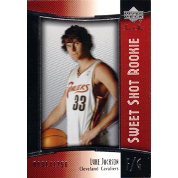 2004-05 Sweet Shot #107 Luke Jackson RC /1250 NBA Basketball Trading Card