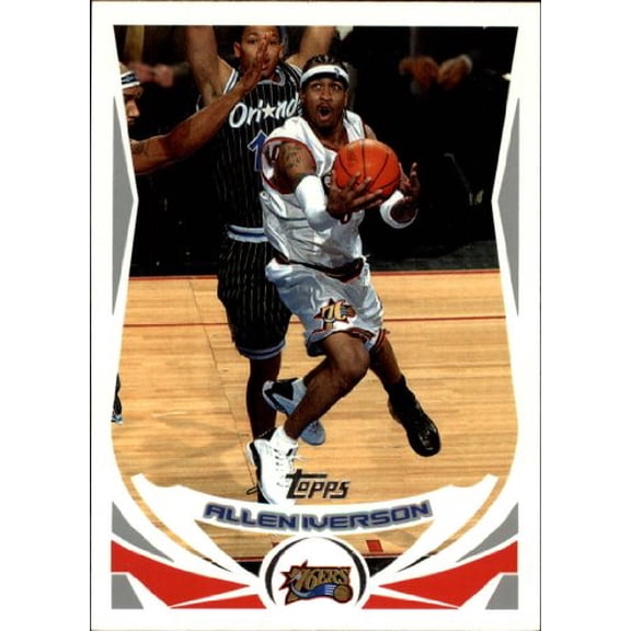 2004-05 Topps #1 Allen Iverson NBA Basketball Trading Card