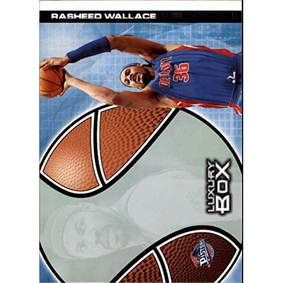 2004-05 Topps Luxury Box #13 Rasheed Wallace NBA Basketball Trading Card
