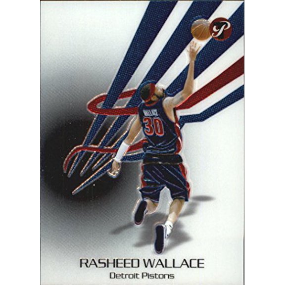2004-05 Topps Pristine #80 Rasheed Wallace NBA Basketball Trading Card