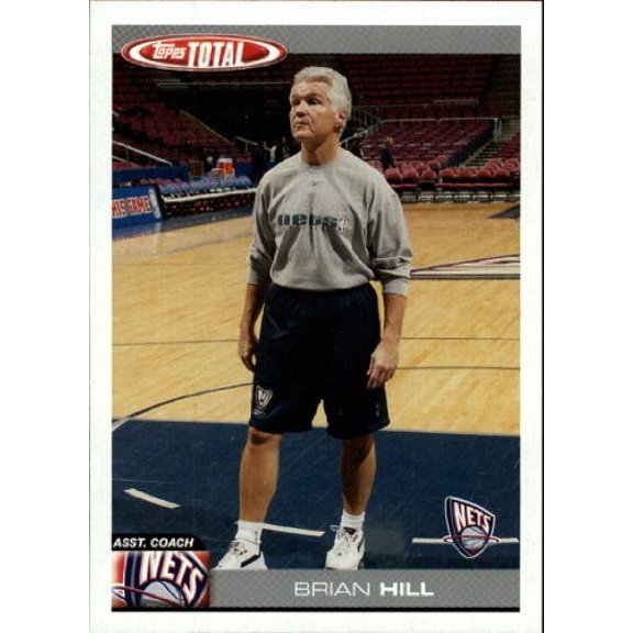 2004-05 Topps Total #396 Brian Hill CO NBA Basketball Trading Card