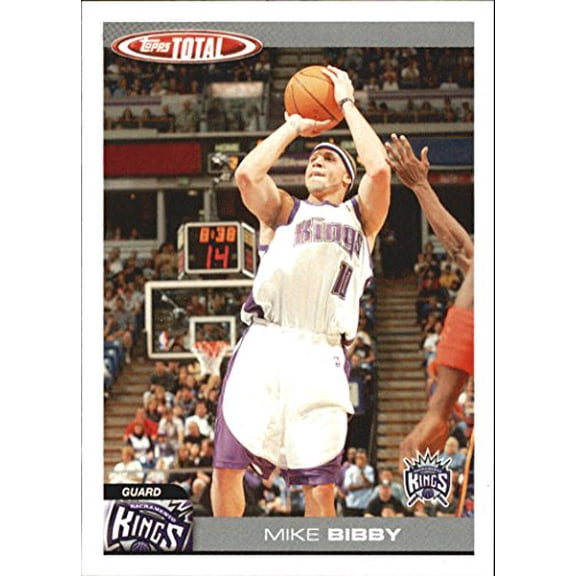 2004-05 Topps Total Team Checklists #25 Mike Bibby NBA Basketball Trading Card